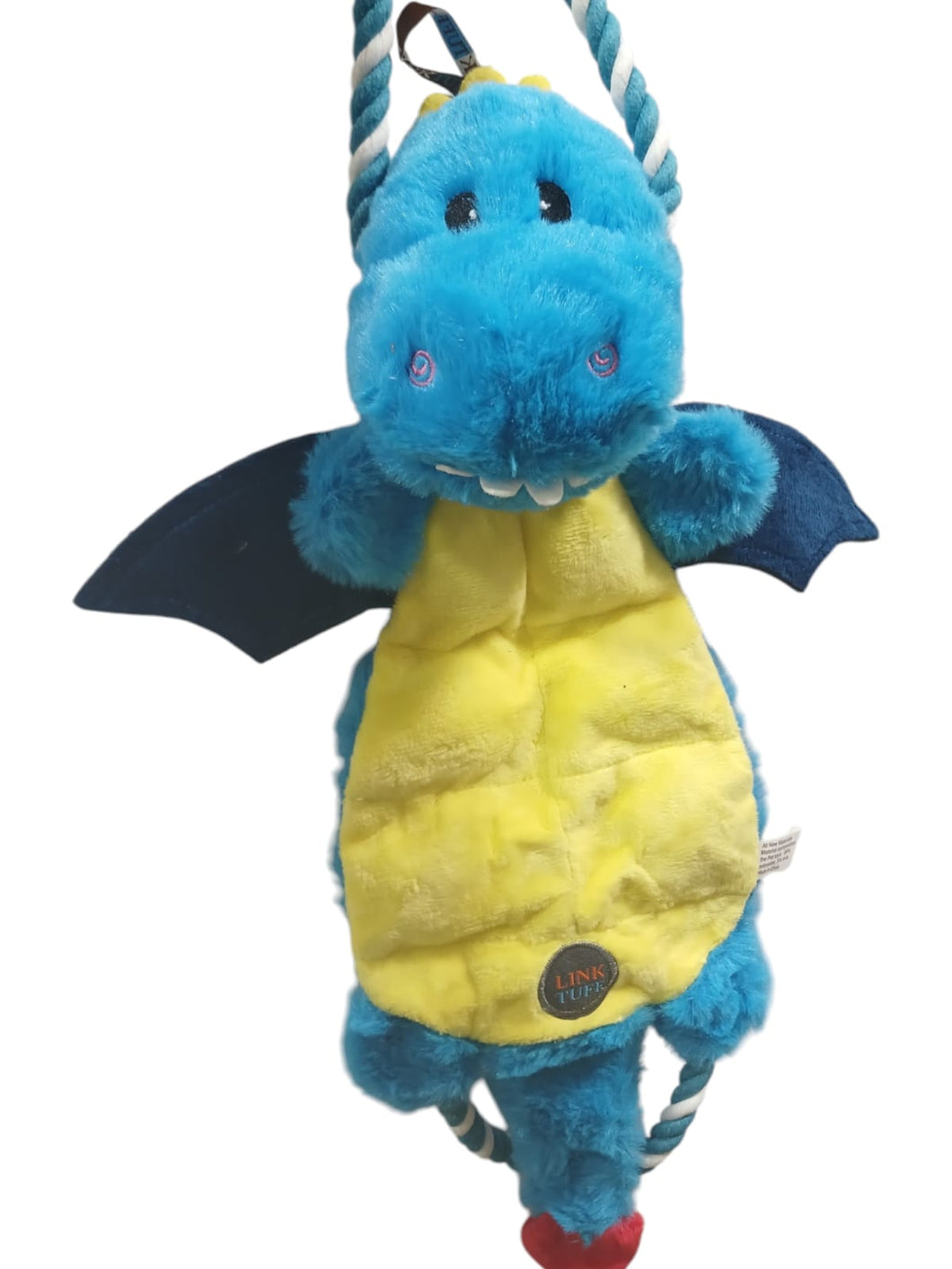 Juguete Dino Azul Rey con Mordelon Para Perro