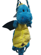 Cargar imagen en el visor de la galería, Juguete Dino Azul Rey con Mordelon Para Perro
