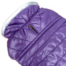 Cargar imagen en el visor de la galería, Chaleco Impermeable Doble faz para Perro Morado-Verde
