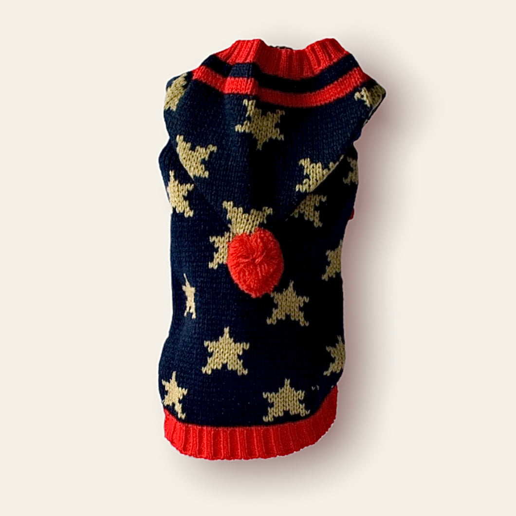 Buso Sweater Tejido para Perro o Gato Estrellas