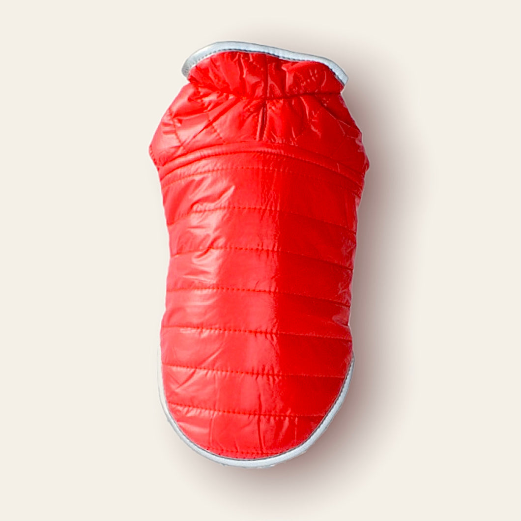 Chaleco Impermeable Doble faz para Perro Rojo-Azul