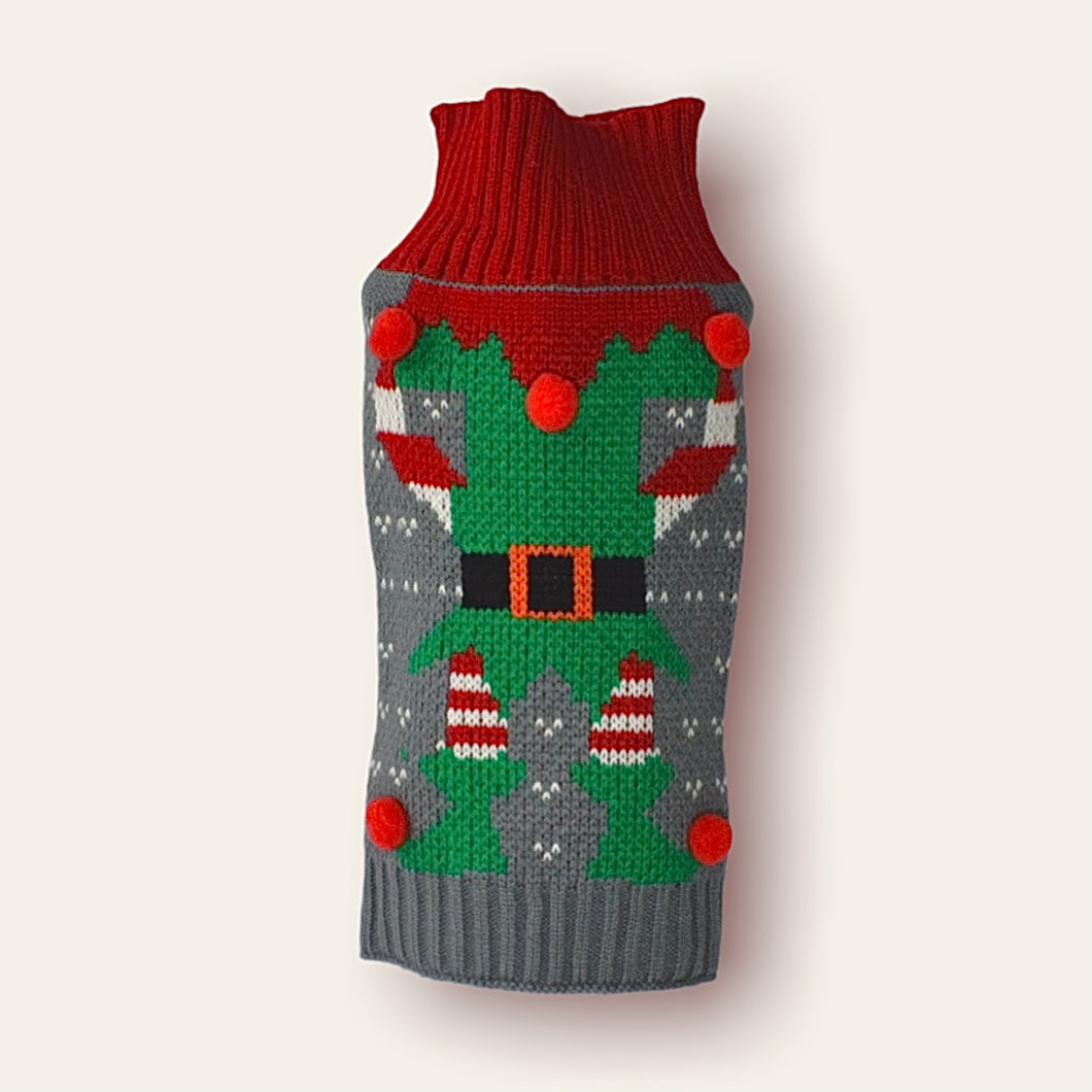 Saco Arlequin Navideño para Perro o Gato Sweater  Navideño